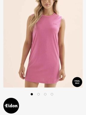Eidon Pink Sleeveless Swim Coverup Dress